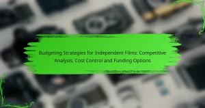 Budgeting Strategies for Independent Films: Competitive Analysis, Cost Control and Funding Options